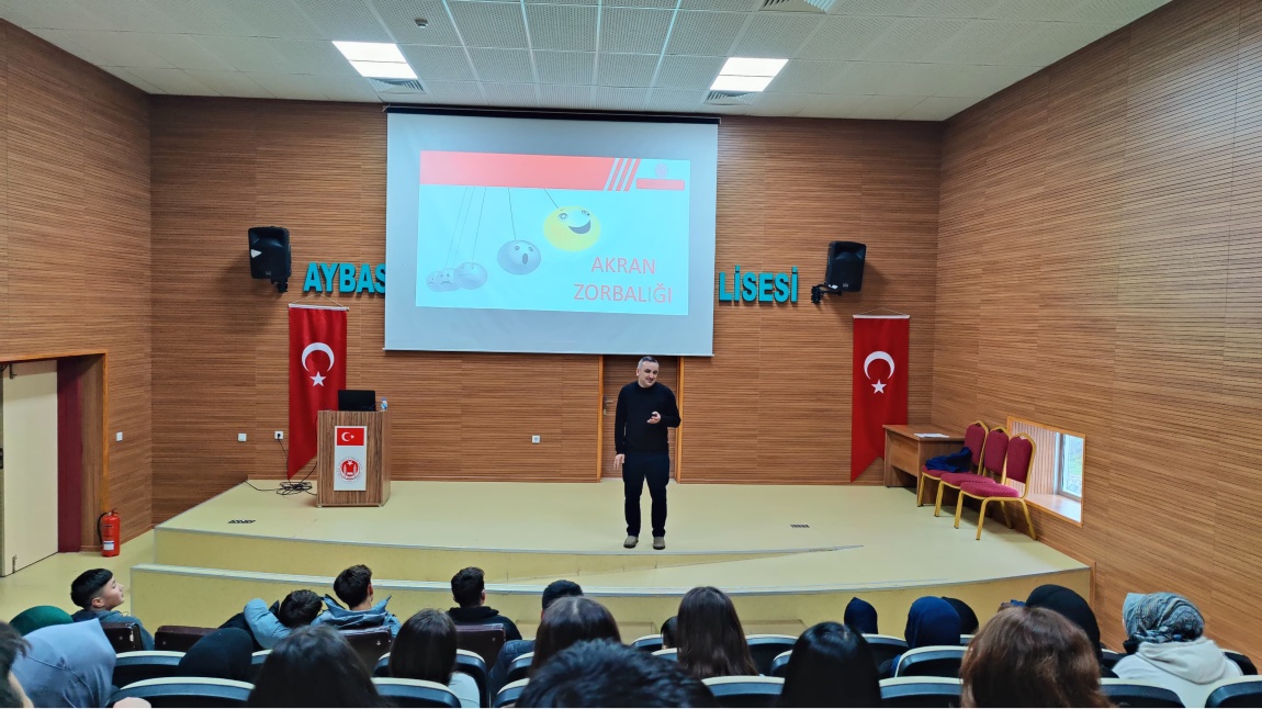OKULUMUZDA 9. VE 11. SINIF ÖĞRENCİLERİMİZE “AKRAN ZORBALIĞI” SEMİNERİ DÜZENLENDİ